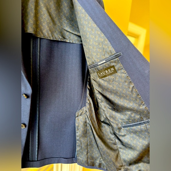 Lauren Ralph Lauren Blue Blazer. Size 43 - Picture 3 of 4